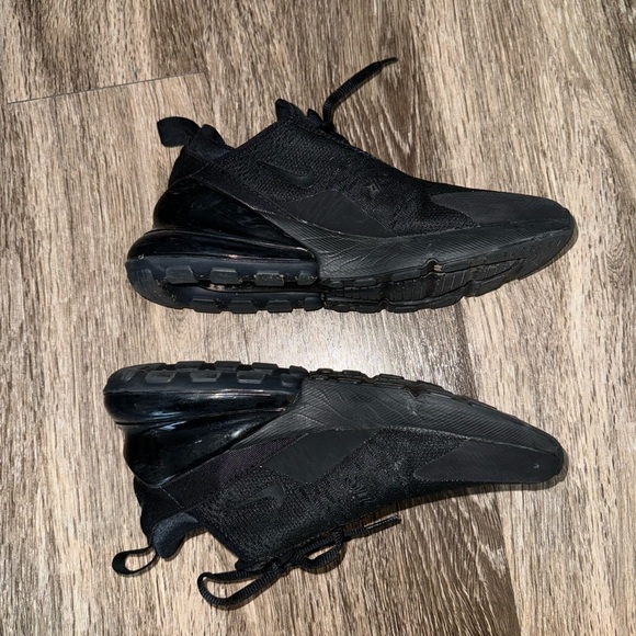 Nike Air Max 270 Triple Black Women’s Sneakers PRICE FIRM - Picture 4 of 6